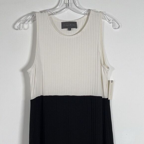 Anthropologie Sunday In Brooklyn Maxi Tank Dress Sz Small Sleeveless Ribbed - Picture 2 of 10
